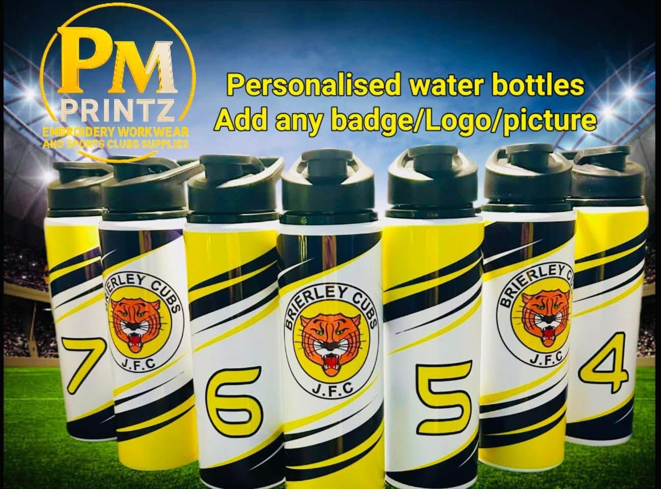 Personalised water bottles